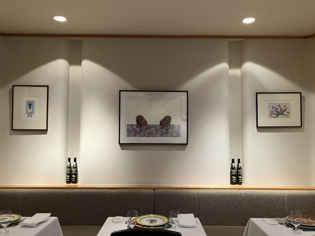 「シェモアの壁」やっとマツモト・ヨーコさんの「春」絵にに替えました。